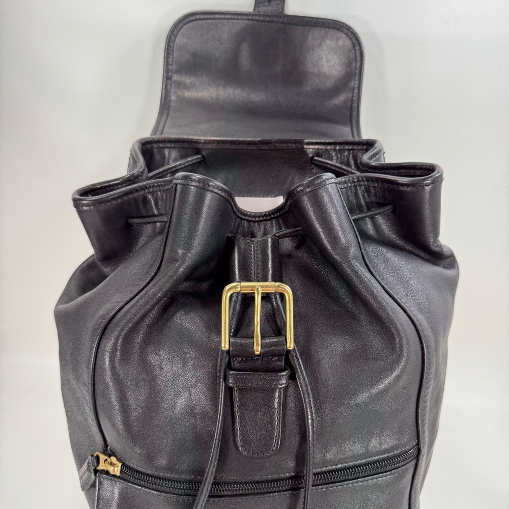Coach Black Leather Travel Bag - Picture 11 of 14